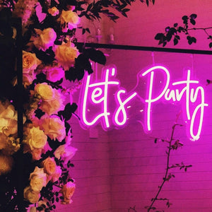 "Let´s Party" Neon LED